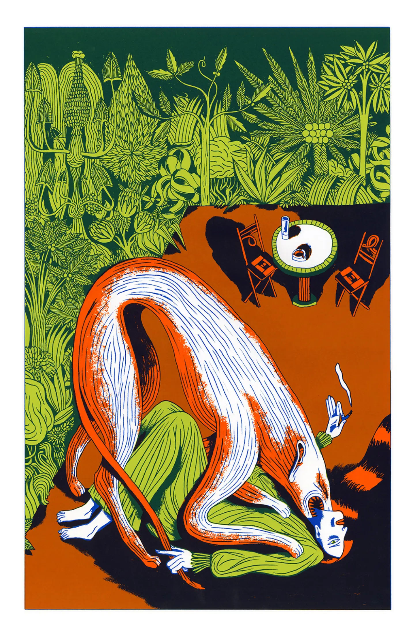 Lioness Devouring A Youth